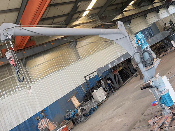 Marine Electric Slewing Crane Successfully Passes Client's On-Site Testing and Acceptance